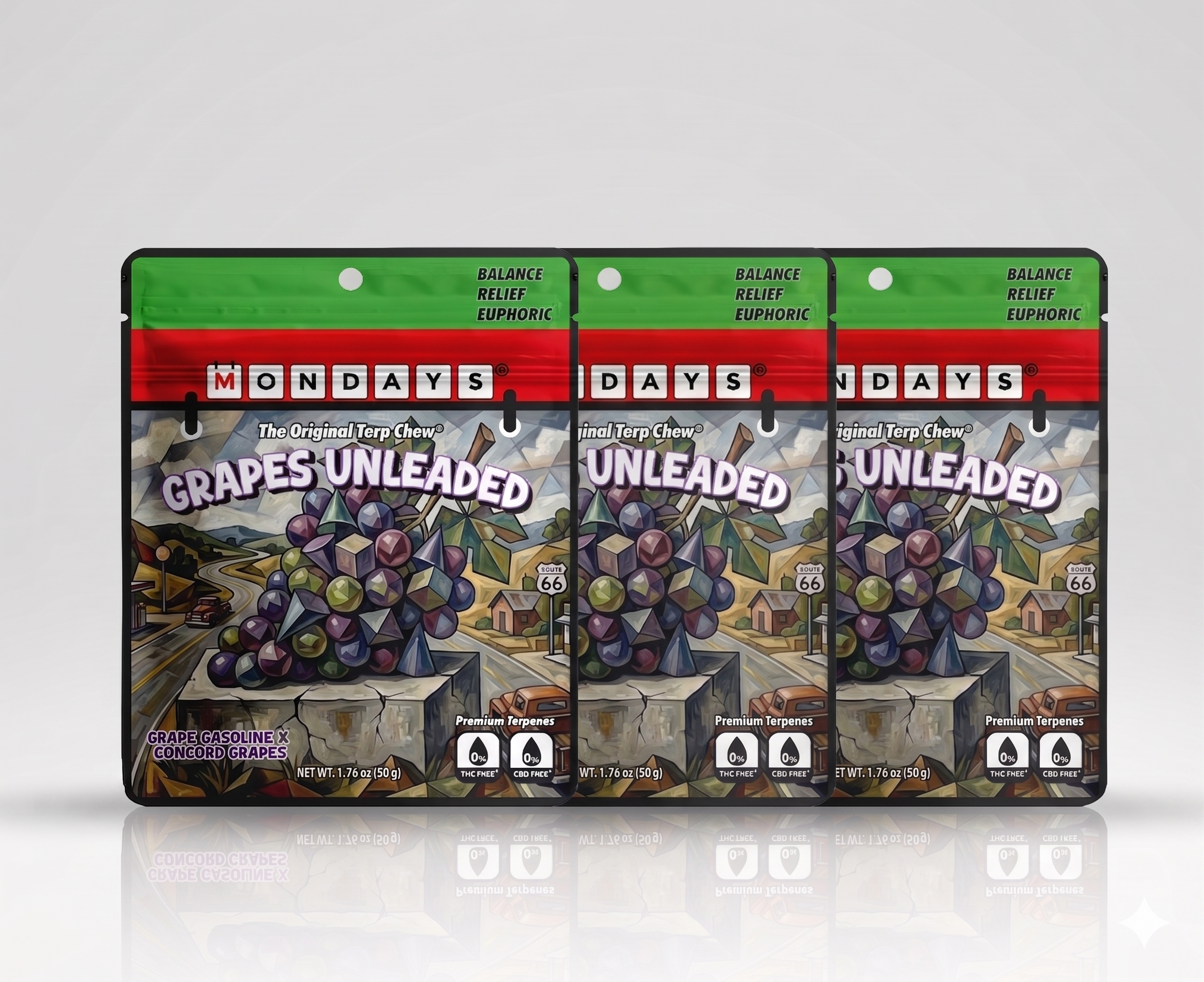 Grapes Unleaded | Grape Gasoline Taffy Chews | MONDAYS