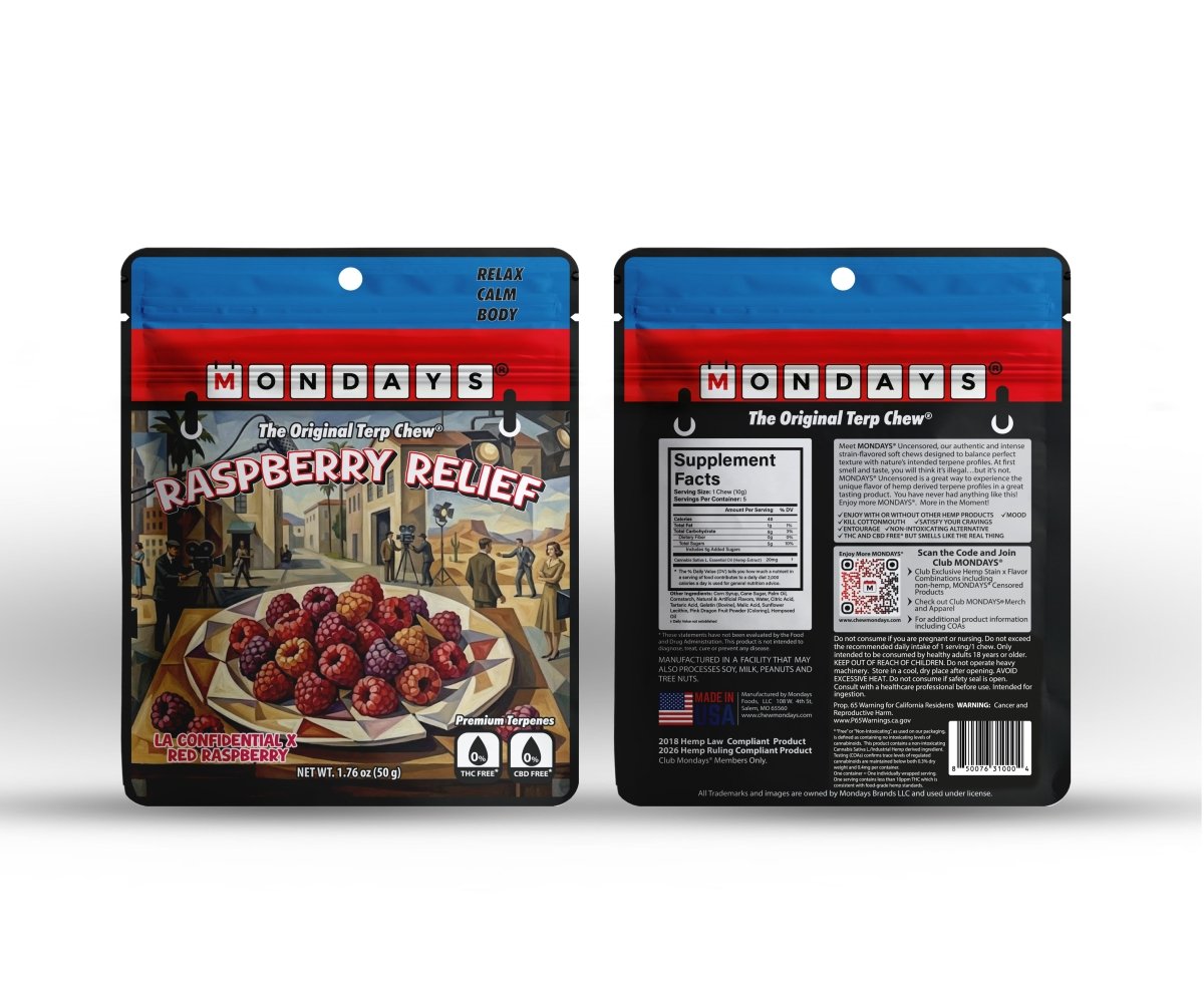 Raspberry Relief - Wholesale (40 bags) - Enjoy More MONDAYS