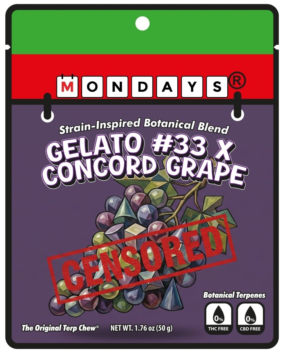 Gelato 33 x Concord Grape - Wholesale (40 bags) Botanical - Enjoy More MONDAYS