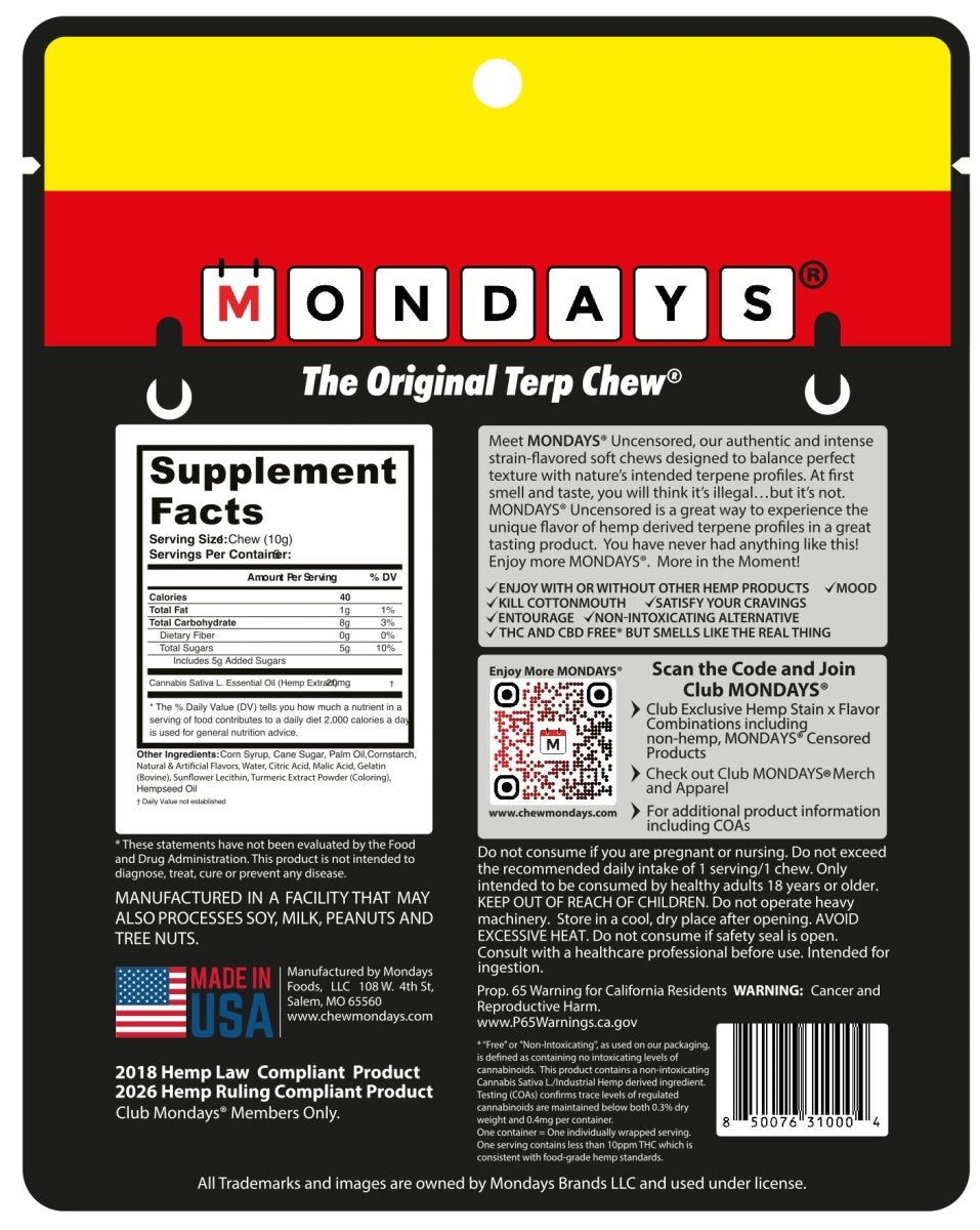Go - Go Bananas - Wholesale (40 bags) - Enjoy More MONDAYS