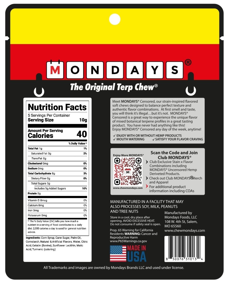 Jack Herer x Kona Pineapple - Wholesale (40 bags) Botanical - Enjoy More MONDAYS